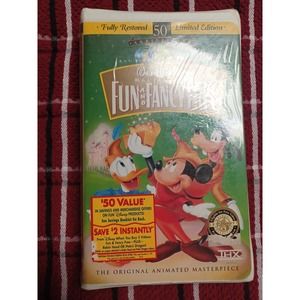 Fun and Fancy Free (VHS, 1997) SEALED